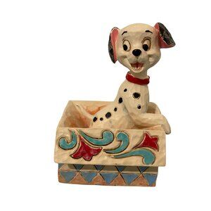 Jim Shore Disney 101 Dalmatians Lucky Puppy Dog In Box Mini Figurine 4054287